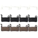 4 paires plaquettes frein a disque en rsine pour vlo deore m596 m595 m535 m665 m775 / 776 / 765 / r ...