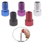 4 pi�ces en alliage d'aluminium v�lo valve adaptateur bouchons v�lo air buse route adaptateurs route ...
