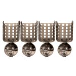 4 pi�ces de p�che app�t cage panier en plastique carpe feeder de p�che leurre cage support lanceur de ...