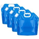 4 pices 5l en plein air portable pliant sac a eau camping sac de stockage d'eau voiture d'urgence pliant ...