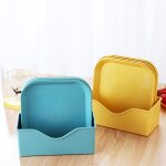 4 pices assiettes lgres incassables assiettes a dner rutilisables au lave - vaisselle et au micro ...