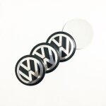 4 pices autocollant vw 60 mm center de roue et de autocollants cache moyeu de jante en aluminium sticker ...