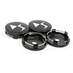 4 pi�ces car cache - moyeux capuchons de centre, pour ds ds3 ds5 ds6 60mm jante centre dembl�me