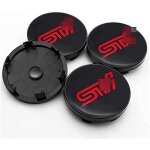 4 pi�ces car cache - moyeux capuchons de centre, pour subaru sti legacy forester outback impreza jante ...