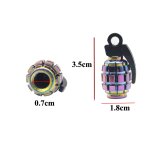 4 pices / lot nouveau vlo moto voiture pneus roue pneu jante valve bouchons couverture anti - poussire ...
