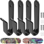 (4 pices) support mural horizontal pour snowboard, support mural pour snowboard, rangement pour snowboard, ...