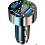 4 ports allume cigare usb c, 50w qc3. 0&pd avec led voltm�tre pour phone, smsung, pad, avec led voltm�tre ...