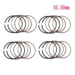4 sets 55. 50mm segments de piston de moto pour honda, cbr400, cbr23, nc23, cbr29, nc29, vfr400, vfr ...