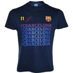 4 - t - shirt - fc barcelone - neymar jr - bleu marine - manches courtes - enfant 4 - t - shirt - fc barcelone - neymar jr - bleu marine - manches courtes - enfant