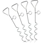 4 x tent ground anchors - tent fixing kit - ground anchors for tarpaulins, gazebos and awnings (4 pieces ... 4 x tent ground anchors - tent fixing kit - ground anchors for tarpaulins, gazebos and awnings (4 pieces ...