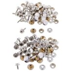 40 jeux de boutons - pression pour couvercle de bateau en acier inoxydable, 10mm 15mm ds5488