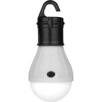 46058 led lampe de camping 20 lm a pile(s) 76 g blanc, noir - calima