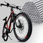 48 / 96 pcs r�flecteur de rayon de v�lo, tubes r�flecteurs pour rayons de v�lo visibilit� a 360, r�flecteur ...