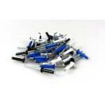 48 rivets alu diam�tre 4, 2mm precision steel