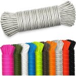 4mm reflective 550 paracord reflective paracord outdoor equipment camping paracord (reflective grey, ... 4mm reflective 550 paracord reflective paracord outdoor equipment camping paracord (reflective grey, ...