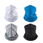 4pcs cache cou moto homme / femme, masque bandana tubulaire multiusage anti - solaire, lavable pour running ...
