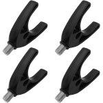 4pcs fishing rod rest m3 / 8 rod rest end to end handle fishing rod holder u - shape for all rod pod ...