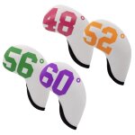 4pcs golf fer headcover néoprène golf fer head cover golf club headcovers set - type a 4pcs golf fer headcover néoprène golf fer head cover golf club headcovers set - type a