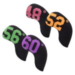4pcs golf fer headcover noprne golf fer head cover golf club headcovers set - type b