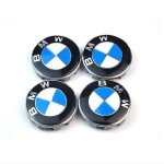 4pcs logo bmw 56mm centre de roue cache moyeu jante embl�me bleu blancjantes insigne pour s�rie 3 s�rie ...