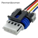 4pin female 1 pc with 15cm wire prise de capteur de pression de temp�rature d'air d'admission delphi, ...