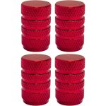 4x bouchon de valve capuchon forme m�tal aluminium schrader pneu v�lo moto auto voiture quad trottinette, ...