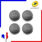 4x cache moyeu audi 69mm gris logo centre roue jante embleme neuf a1 a3 a4 a5 ms47 fr 4x cache moyeu audi 69mm gris logo centre roue jante embleme neuf a1 a3 a4 a5 ms47 fr