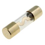 4x fusibles en verre dore 20a conducteur or
