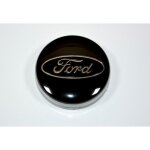 4x logo jante pour ford 54mm noir cache moyeu centre de roue embl�me