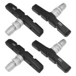 4x patin de frein vlo 2 paires 70mm symtrique v - brake compatible avec pour shimano tektro avid sram ...