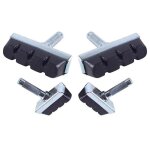 4x patin de frein velo gomme 40mm a tige cantilever tirage central cycle ville vintage