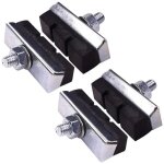 4x patins de frein vlo gomme 40mm a visser cycle ville course patin vintage