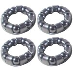 4x roulement cage a billes moyeu avant 7 billes roue velo 3 / 16  vtt ville bmx