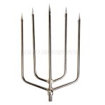 5 fourchettes a poisson en acier inoxydable, brise - glace de p�che