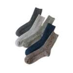 5 paires de chaussettes mi - tube pour hommes, chaussettes chaudes d'hiver 5 paires de chaussettes mi - tube pour hommes, chaussettes chaudes d'hiver