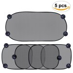 5 pcs pare - soleil fen�tre de voiture anti les rayons uv parasol universel, 2 paquets 14 x17  et 2 paquets ...