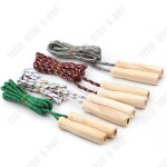 5 pcs poignée en bois corde a sauter sport fitness exercice portable jeu pour la maison plein air jouer ... 5 pcs poignée en bois corde a sauter sport fitness exercice portable jeu pour la maison plein air jouer ...
