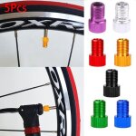 5 pices en alliage d'aluminium vlo valve adaptateur bouchons vlo air buse pompe a air route course ...