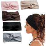 5 pièces bandeau cheveux femme, bandeaux de sport elastique, bandeau cheveux large serre tête croix noué, ... 5 pièces bandeau cheveux femme, bandeaux de sport elastique, bandeau cheveux large serre tête croix noué, ...
