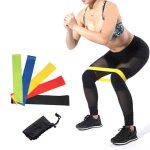 5 pices / ensemble bandes de rsistance 5 niveaux fitness fitness yoga musculation pilates boucles en ...