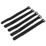 5 pices / ensemble duuti sport cyclisme quitation rglable en nylon vlo guidon cravate sangles (noir) ...