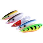 5 pi�ces hochets vairon cuill�re leurre de p�che 8. 5cm 20g eau douce sal�e sans eau manivelle app�t ...