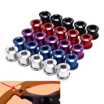 5 pices route vlo disque vis pour pdalier vlo vlo pices super lger 7075 t6 alliage cnc plateau ...