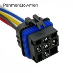 5 pin 5 pcs connecteur electrique etanche de phare, relais automatique a 5 broches, prise de climatiseur, ...