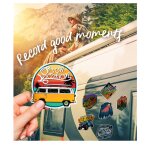 50 autocollants en vinyle imperm�ables - d�corations personnalis�es th�mes de plein air, nature, d'aventure, ...