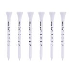 50 pices professionnel tees de golf 83mm blanc en bois de golf tee offre spciale