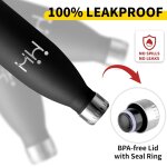 500ml - gourde isotherme, sans bpa, gourde inox, 24h froid & 12h chaud, anti fuite, , double vide, facile ... 500ml - gourde isotherme, sans bpa, gourde inox, 24h froid & 12h chaud, anti fuite, , double vide, facile ...