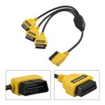 50cm obd2 cble 1 a 3 convertisseur adaptateur obd2 sparateur y cble j1962m a 3 - j1962f sparateur ...