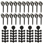 50pcs perles de caoutchouc pour carpe hame�on carpe accessoires de p�che hame�on bouchon 20pcs bouillette ...