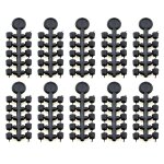 50pcs perles de caoutchouc pour carpe hameon 20pcs vis d'appt chod rigs accessoires de pche carpe ...
